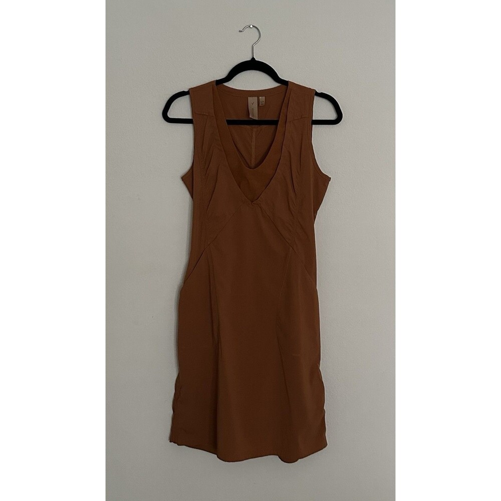 Indyeva Liike Dress Size S Rust Copper Orange / Terracota Hiking Athleisure EUC - Picture 5 of 15